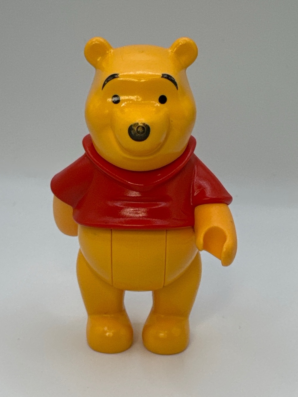 Vintage Disney Winnie the Pooh Red Shirt Figurine McDonald's Toy